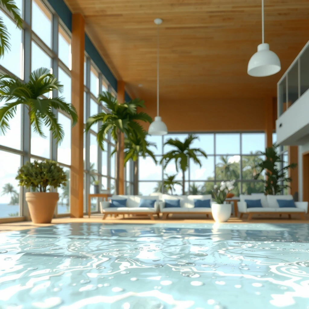 Sparkling clean glass macro